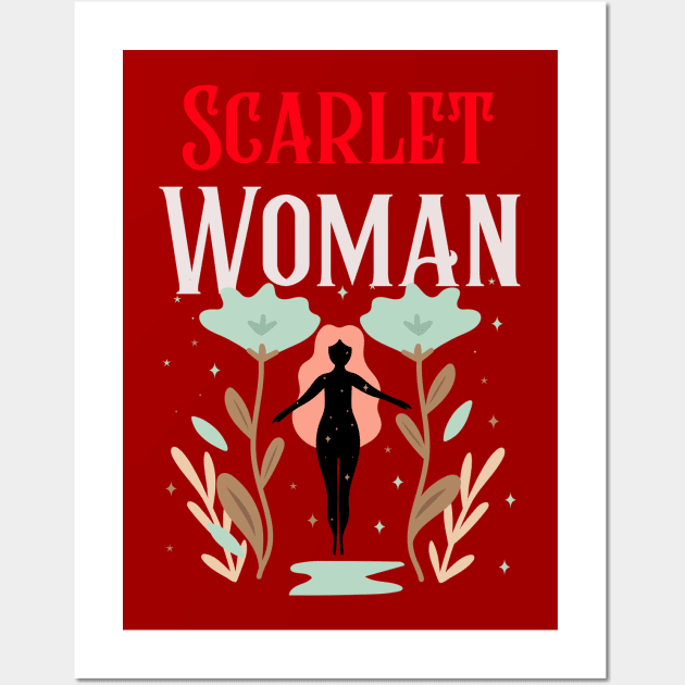 Scarlet Woman Thelema occult Thelema Babalon Crowley Magick Wall Art by Witchy Ways